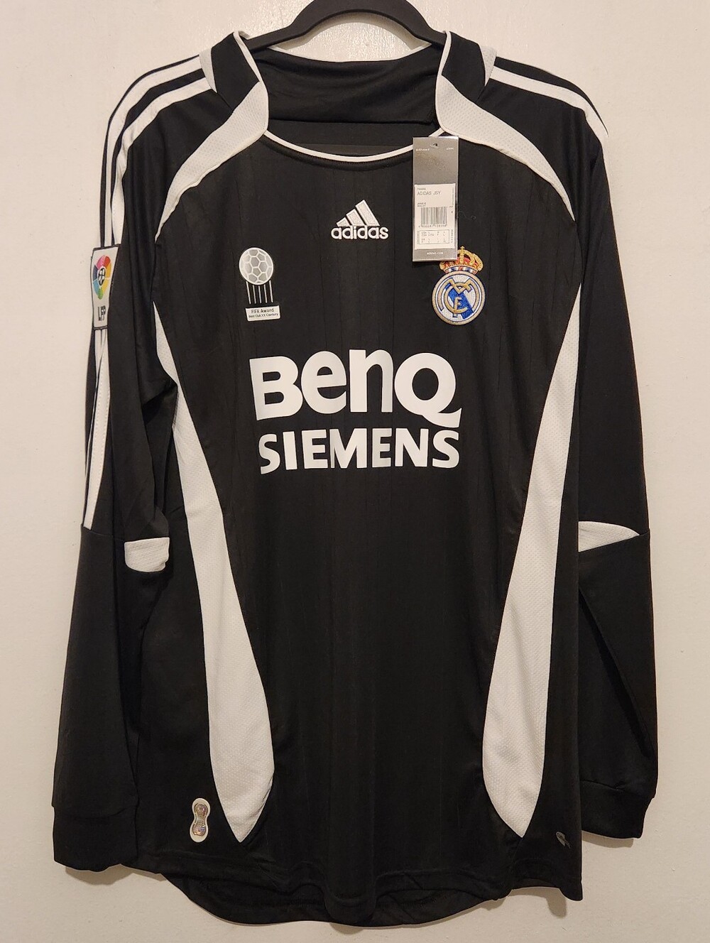 Real Madrid 2006-07 Away Men’s M Football Jersey BECKHAM #23